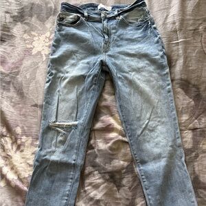 🌟RanCan LA🌟 distressed light wash blue jeans